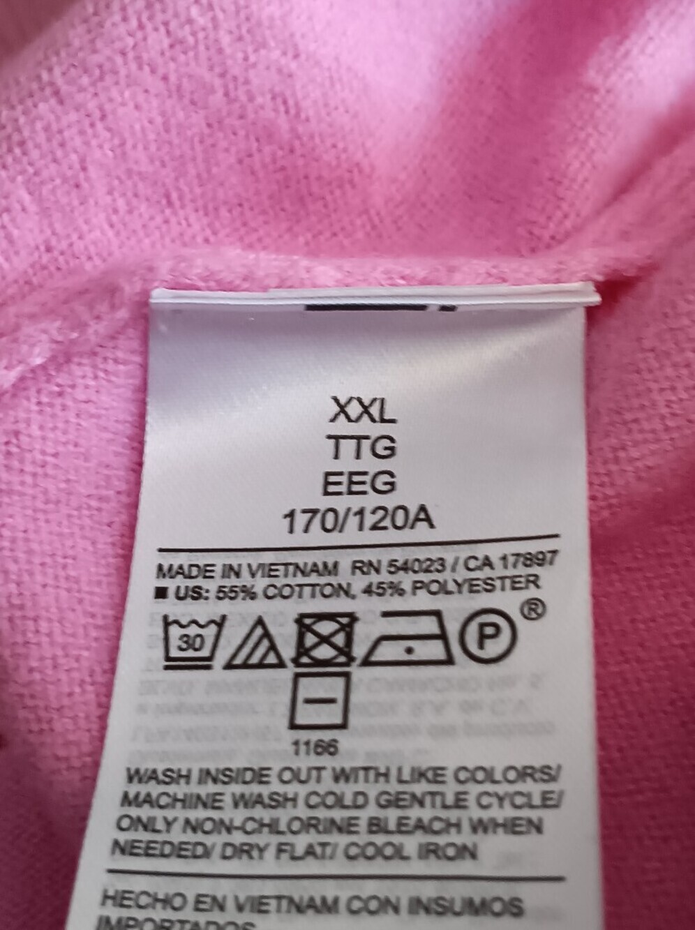 Old Navy Pink Cotton Blend Raglan Long Sleeve Crewneck Pullover Sweater Cozy XXL - Picture 6 of 6